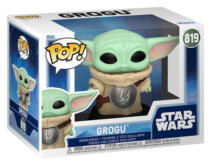 Funko Pop! Star Wars Grogu avec armure de poitrine Mudhorn (nº 819)</div> Funko Pop! Star Wars Grogu avec armure de poitrine Mudhorn (nº 819)</div>