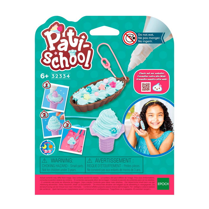 Pati-School Kit Creaciones Pastel Epoch 32334 - Kit créatif pâtisserie pour enfants pour décorer muffins, gâteaux, macarons et créer des porte-clés Pati-School Kit Creaciones Pastel Epoch 32334 - Kit créatif pâtisserie pour enfants pour décorer muffins, gâteaux, macarons et créer des porte-clés