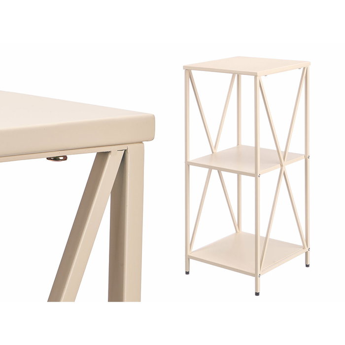 GIFTDECOR Estanteria 3 Baldas Beige GIFTDECOR Estanteria 3 Baldas Beige