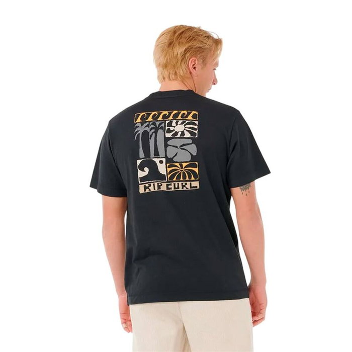 T-shirt à manches courtes homme Rip Curl Aots Ty Williams Coastline Tee Noir S
