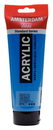 Amsterdam Peinture Acrylique Standard Series Cyan Primaire 572, 250 ml
