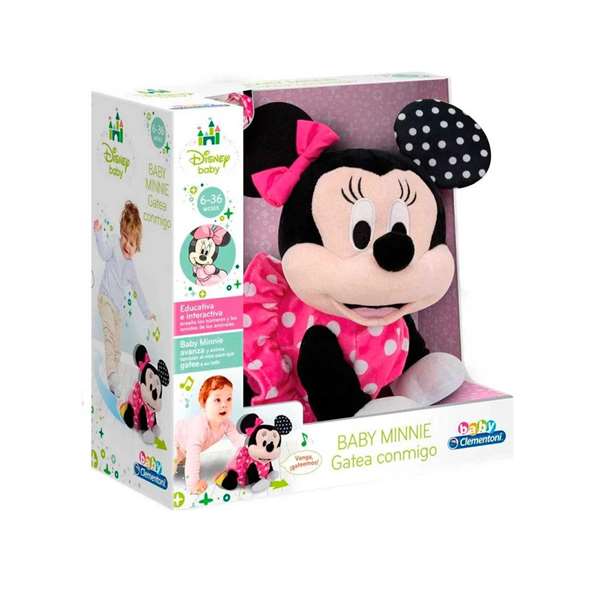 Clementoni Baby Minnie Gateos, Jouet Éducatif Électronique pour Bébé avec Sons, Modèles Surtidos, 26x23x16 cm, à Partir de 6 Mois Clementoni Baby Minnie Gateos, Jouet Éducatif Électronique pour Bébé avec Sons, Modèles Surtidos, 26x23x16 cm, à Partir de 6 Mois