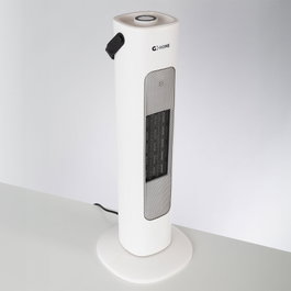 Chauffage PTC + Ventilateur 800/1600W Blanc
