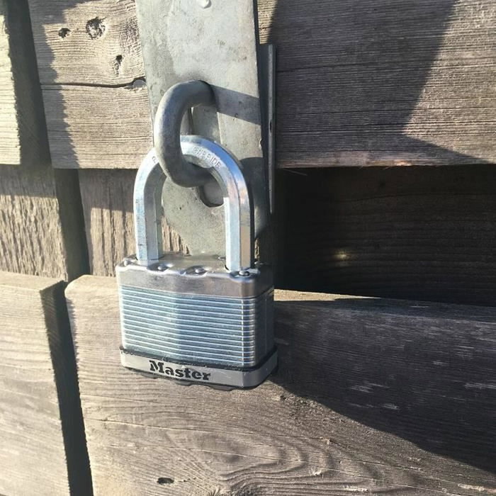 Master Lock Cadenas Haute Sécurité Excell&reg; M1EURDLFCC 50 mm en Acier Laminé