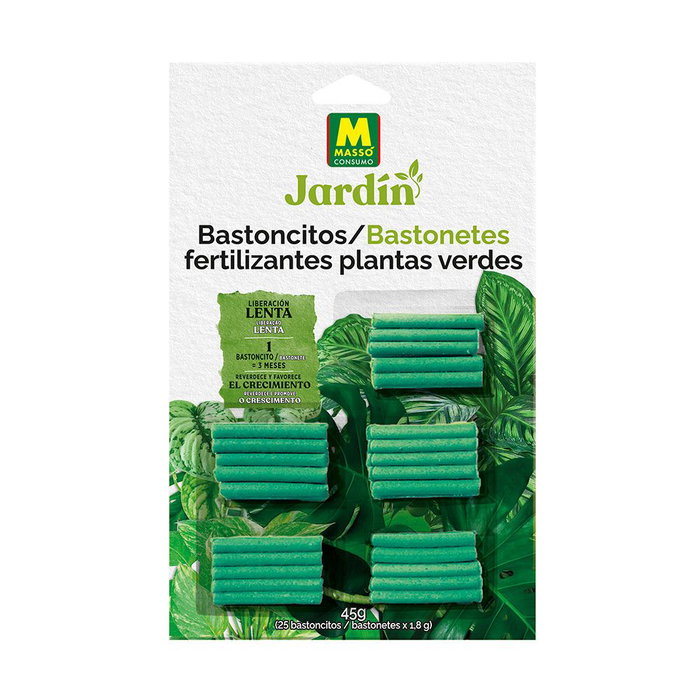 Massó Bâtonnets fertilisants pour plantes vertes, 25 unités Massó Bâtonnets fertilisants pour plantes vertes, 25 unités