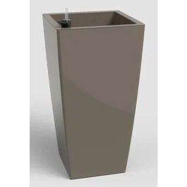 Artevasi Pisa SWS 78 BR Pot de fleurs Taupe Ø40 x H78 cm 79 L Intérieur/Extérieur Plastique