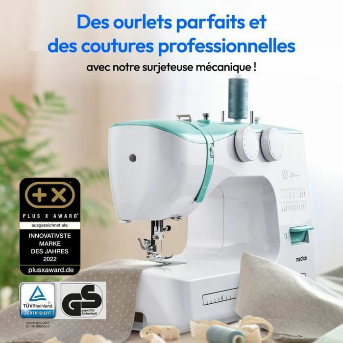 Medion SM 60 Machine à Coudre Turquoise Medion SM 60 Machine à Coudre Turquoise