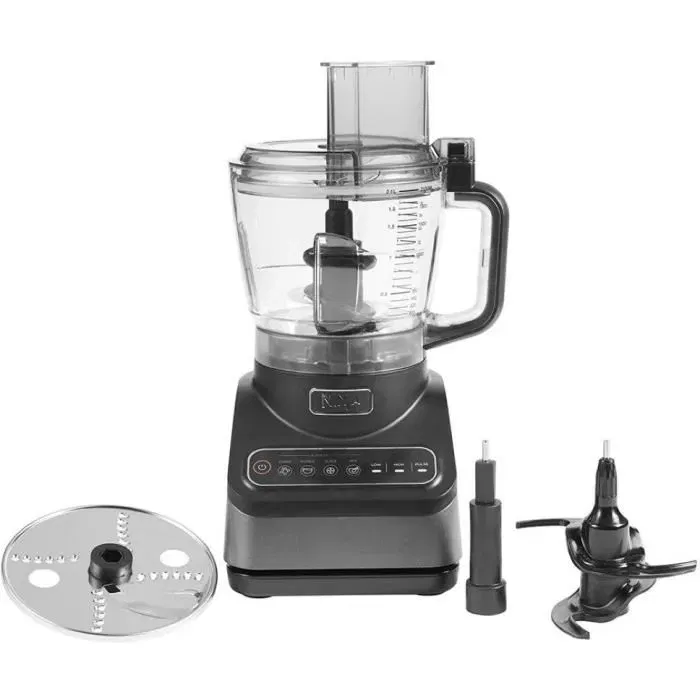 Ninja BN650EU - Robot multifonction AUTO-IQ - Hache, mélange, pétrit - Avec accessoires pour sauces, pâtes et desserts - Lames acier inoxydable Ninja BN650EU - Robot multifonction AUTO-IQ - Hache, mélange, pétrit - Avec accessoires pour sauces, pâtes et desserts - Lames acier inoxydable