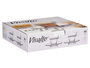 Vivalto Tasse à café en verre 90 ml avec soucoupe 8 x 6 x 6.5 cm (Set de 24)