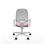 PIQUERAS Y CRESPO Chaise de Bureau Cilanco Rouge