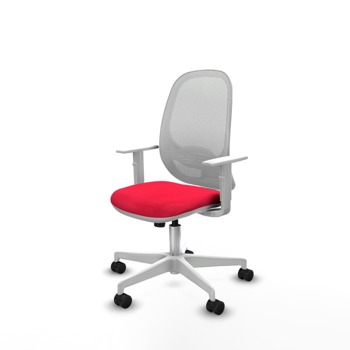 PIQUERAS Y CRESPO Chaise de Bureau Cilanco Rouge