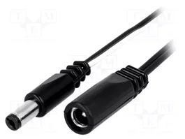 BQ CABLE Câble d'alimentation DC 5,5/2,1 - 3m - Noir