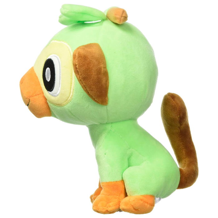 JAZWARES Peluche Pokémon Grookey - Peluche officielle de 20 cm