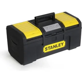 Stanley 1-79-218 Boîte à outils en plastique 60 cm - Capacité de rangement importante - Système d'ouverture/fermeture Touch Latch à une main