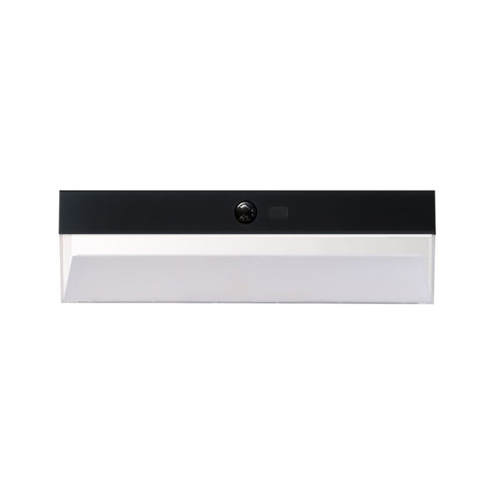 EDM Aplique solaire LED rectangulaire 4W 500lm 3000/4000/6500K 3CCT avec capteur de mouvement et crépusculaire noir EDM Aplique solaire LED rectangulaire 4W 500lm 3000/4000/6500K 3CCT avec capteur de mouvement et crépusculaire noir