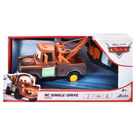 JADA TOYS Voiture radiocommandée Mater Cars Disney Pixar 1:32, 27 MHz, +4 ans, pour intérieur et extérieur