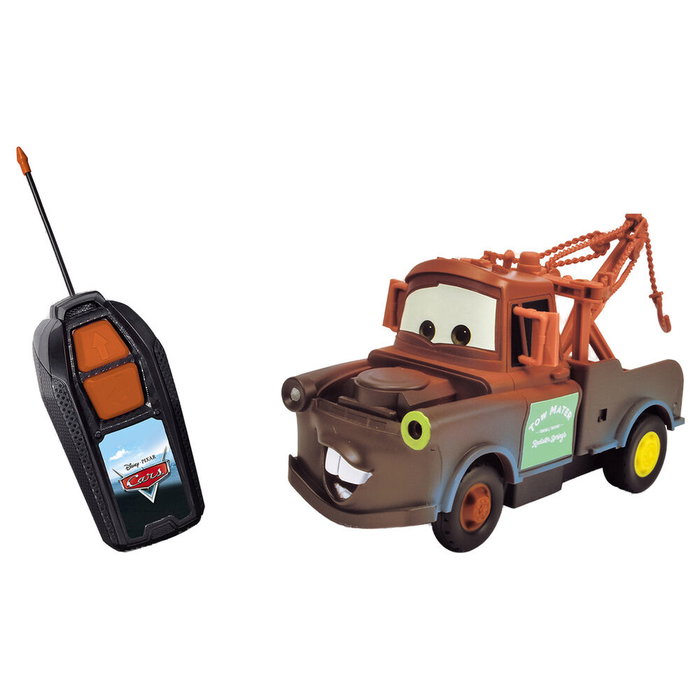 JADA TOYS Voiture radiocommandée Mater Cars Disney Pixar 1:32, 27 MHz, +4 ans, pour intérieur et extérieur