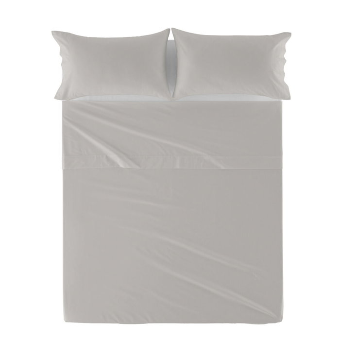 Drap HappyFriday Basic Gris 240 x 270 cm Drap HappyFriday Basic Gris 240 x 270 cm
