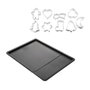 Zenker Ensemble plaque à pâtisserie extensible et 9 emporte-pièces de Noël