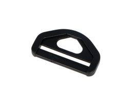 Innspiro Anneau avec Boucle Triangulaire en Plastique Noir 38,5 mm