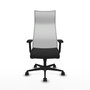 Piqueras y Crespo Chaise de Bureau Albacete Noir et Blanc