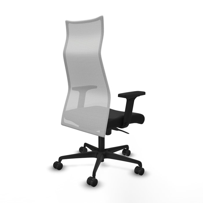 Piqueras y Crespo Chaise de Bureau Albacete Noir et Blanc