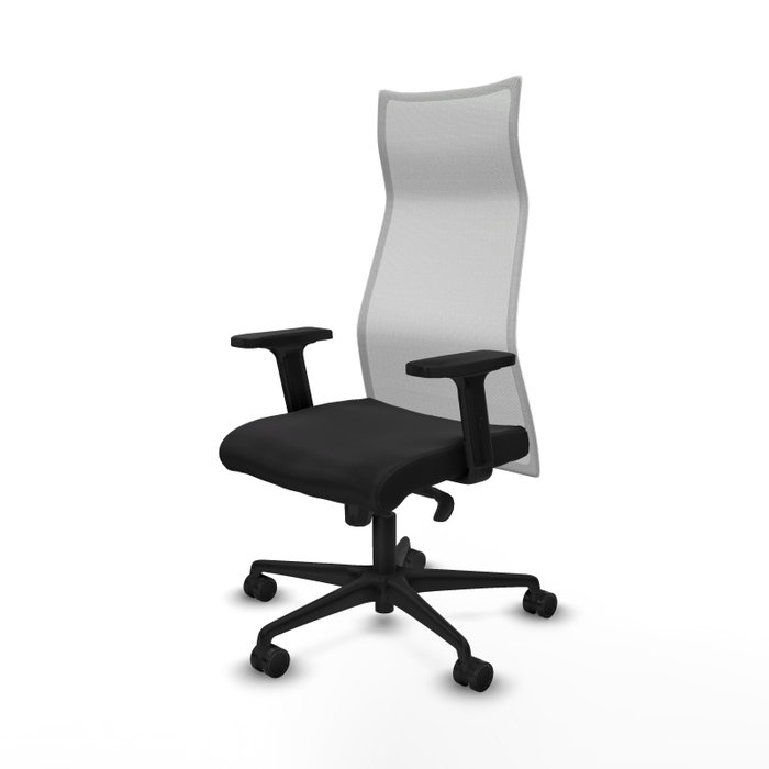 Piqueras y Crespo Chaise de Bureau Albacete Noir et Blanc