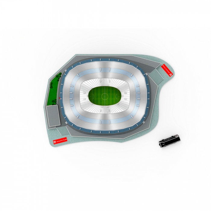 Banbo Toys Puzzle 3D Estadio San Mamés Athletic Club Bilbao 16706, Édition exclusive, Réplique détaillée, +3 ans