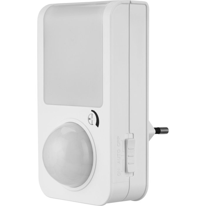 Rev Applique murale LED à brancher avec détecteur de mouvement 2,5 W blanc Rev Applique murale LED à brancher avec détecteur de mouvement 2,5 W blanc
