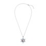 PEERS HARDY Pendentif Elsa et Anna Frozen Disney - Collier en plaqué argent avec pendentif en forme de flocon de neve