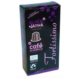 ALTERNATIVA 3 Café Fortissimo 10 capsules compostables BIO