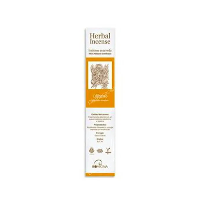 BIOAROMA Encens Olibano Ayurveda Bio 5 Packs x 12 Unités - Certification ICEA, Commerce Équitable BIOAROMA Encens Olibano Ayurveda Bio 5 Packs x 12 Unités - Certification ICEA, Commerce Équitable