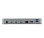 OWC Dock Thunderbolt 4 - Station d'accueil avec 4 ports Thunderbolt 4 (USB-C), 3 ports USB 3.2 Gen 2 Type-A, 1 port USB 2.0, Ethernet Gigabit, audio et lecteur de cartes SD