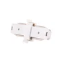 HO Conector Recto Carril Monofásico Blanco HO-PL218000R