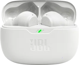 JBL TWS Beam Blanc Écouteurs sans fil Bluetooth avec micro Pure Bass 32h autonomie (JBLWBEAMWHT)