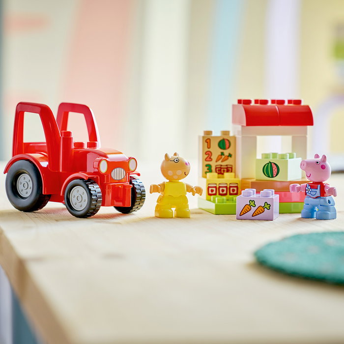 LEGO DUPLO Peppa Pig Tracteur et Marché 10468