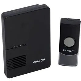 Chacon Carillon de Porte sans Fil, 32 Mélodies, Portée 80m, Volume Réglable, Alimentation par Piles AA