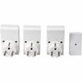 GAO Kit de 3 Prises Télécommandées avec Télécommande - Blanc