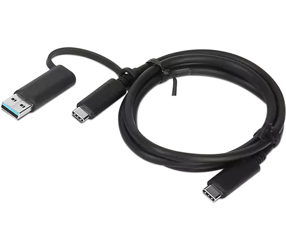 Lenovo 4X90U90618 Câble USB-C 1 mètre Noir pour ordinateur portable et téléphone Lenovo 4X90U90618 Câble USB-C 1 mètre Noir pour ordinateur portable et téléphone