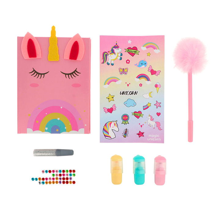 Inca PV23 Nécessaire Licorne Lot de 8 Pièces avec Papeterie