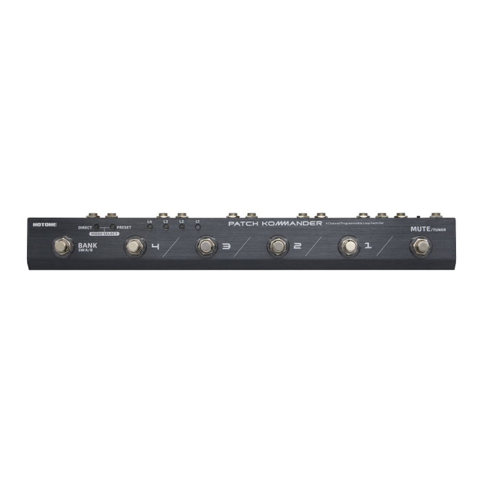 Hotone Patch Commander Commutateur de Boucles Bluetooth® 4 Loops Bypass Hotone Patch Commander Commutateur de Boucles Bluetooth® 4 Loops Bypass