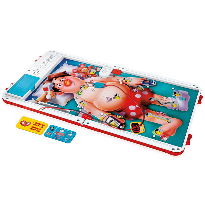 Hasbro Gaming Opération Refresh G0951 Jeu de Société avec Mode Classique et Urgence Version Portugaise et Espagnole pour Enfants à Partir de 6 Ans