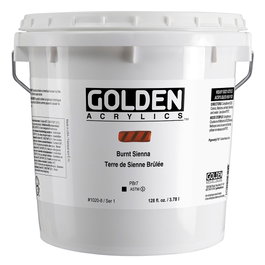 Golden Peinture acrylique Heavy Body Terre de Sienne brûlée 3,78 L