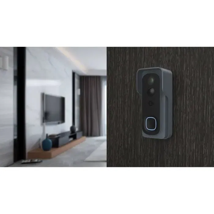 Link2HOME LINK2HOME Sonnette connectée Wi-Fi avec Audio Bidirectionnel, Notifications Photo, Compatible Google Home Alexa et Carte SD 8 Go - Carillon Sans Fil Link2HOME LINK2HOME Sonnette connectée Wi-Fi avec Audio Bidirectionnel, Notifications Photo, Compatible Google Home Alexa et Carte SD 8 Go - Carillon Sans Fil