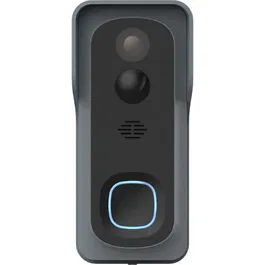 Link2HOME LINK2HOME Sonnette connectée Wi-Fi avec Audio Bidirectionnel, Notifications Photo, Compatible Google Home Alexa et Carte SD 8 Go - Carillon Sans Fil