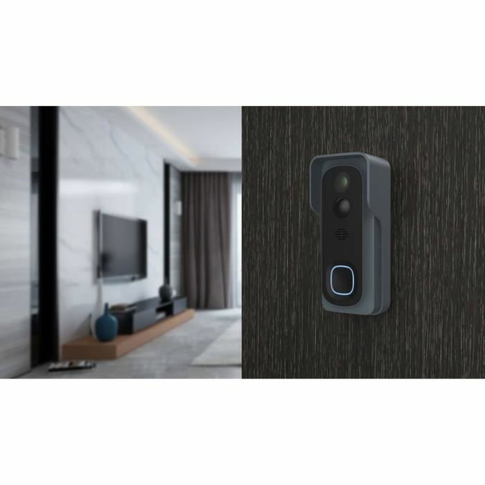 Link2Home Kit Sonnette connectée Wi-Fi avec carillon sans fil et SD 8 Go Link2Home Kit Sonnette connectée Wi-Fi avec carillon sans fil et SD 8 Go