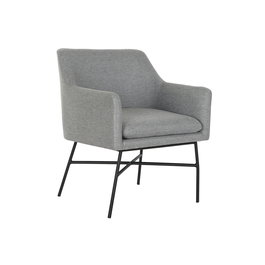 Chaise DKD Home Decor Gris 59,5 x 60,5 x 78 cm