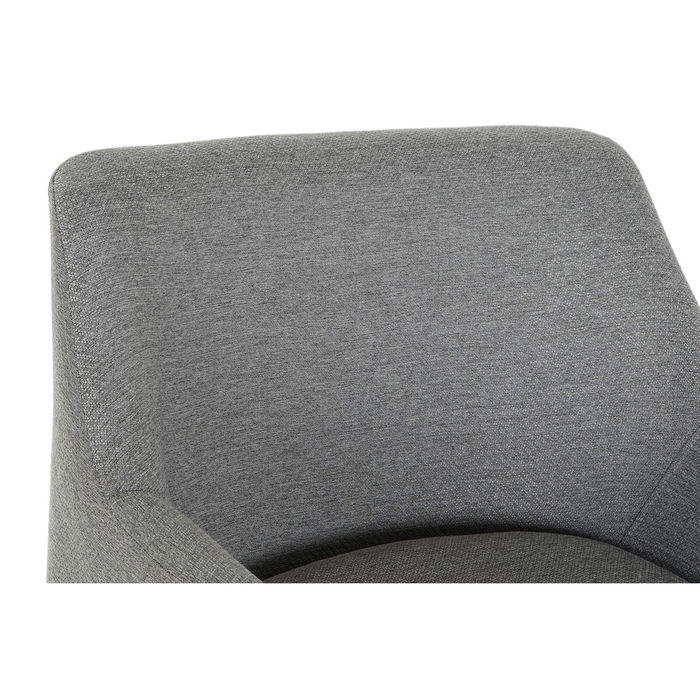 Chaise DKD Home Decor Gris 59,5 x 60,5 x 78 cm