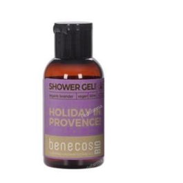 BENECOS Gel de bain lavande mini voyage 50ml Bio Vegano