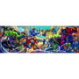 Clementoni Puzzle Panoramique 1000 Pièces - Marvel Héros contre Vilains - 98x33 cm